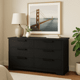 thumbnail image 3 of Ourlova Commode à 7 Tiroirs pour Chambre, Commode Double Moderne Naturelle avec Poignées Encastrées, 3 of 4