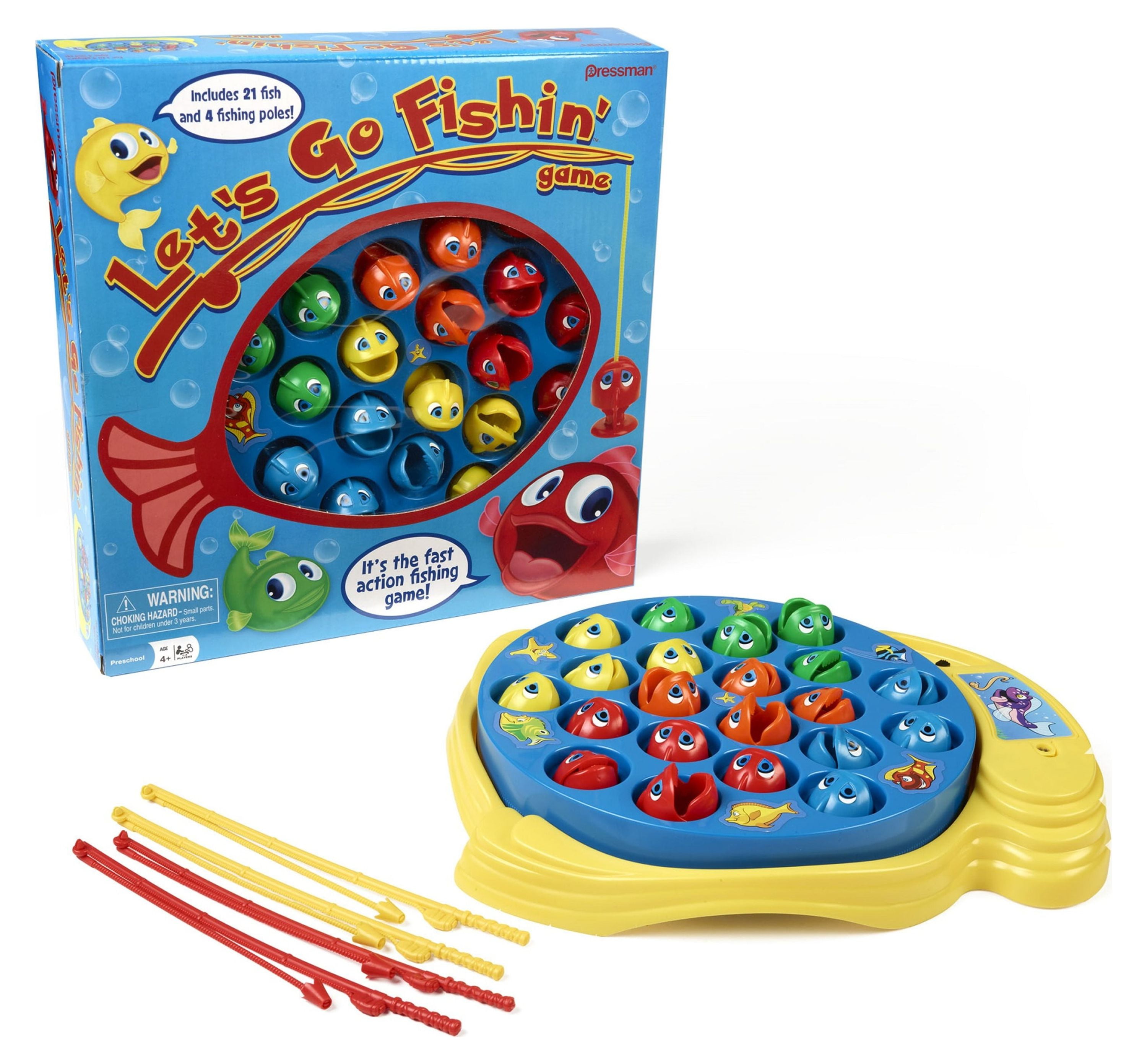 Fishing Games For Kids 3-5 Toy Fishing Pole Musical Fish Toys For