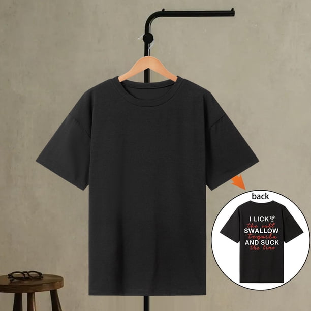 Camiseta para Mujer Camiseta con Cuello Redondo Tops de Verano de Ajuste Regular para Mujer para Viajes por la Calle Regalo para Mujer SG