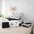 thumbnail image 4 of Erosebridal Princess Bowknot Bedding Sets Queen Size, Black Bow Comforter Sets with Sheets, Cartoon Decor, Reversible, 4 of 5