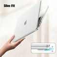 thumbnail image 2 of Fintie Case for MacBook Air 15 Inch A3114 A2941 (2023 2024 Release) - Protective Snap On Hard Shell Cover for MacBook Air 15.3" M2 M3 Chip with Liquid Retina Display and Touch ID, Crystal Clear, 2 of 7