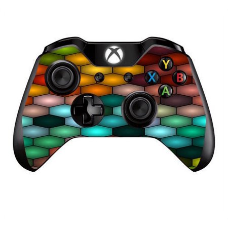 Skins Decals For Xbox One / One S W/Grip-Guard / Vector Abstract Honeycomb