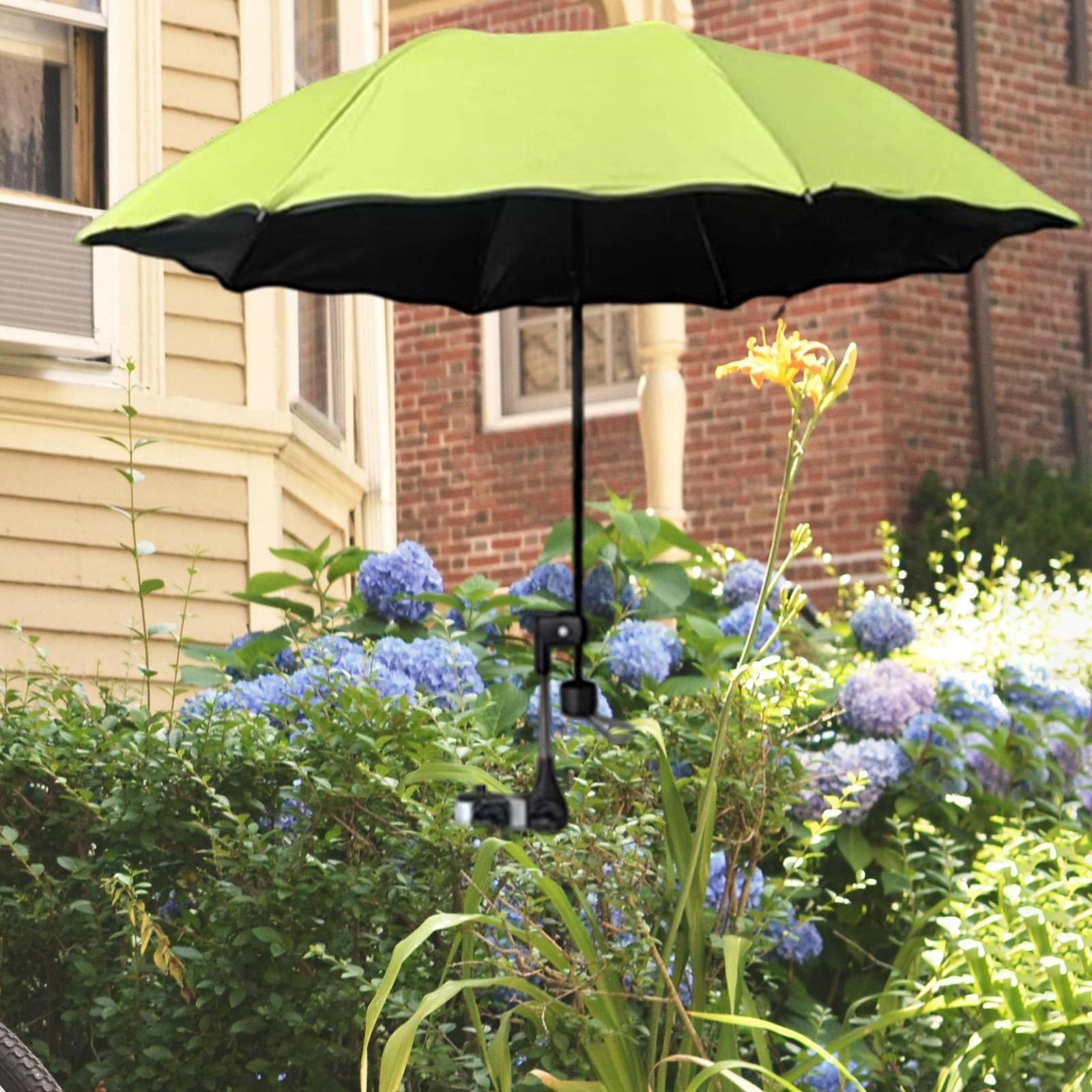 koolsoo Plant Umbrellas for Outdoor Plants Planter Shade Cover for Patio Garden Beds Green
