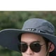 thumbnail image 5 of Sombrero para el Sol Masculino Verano Moda ala Grande Semi Transpirable Hombres Sombrero de Pescador para Exteriores Gris YUNYI BRAND  Deportes, 5 of 5