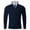 Navy, variant on Dolkfu Fall Sweaters for Men Quarter Zip Green Mock Neck Cable Knit Sweater Basic Slim Fit Men's Knitted Pullover L
