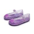 thumbnail image 5 of Asxite Toddler Sandals Girl Thick Sole Crystal Closed Toe Jelly Princess Sand Style for Girls Shoes 3-8 Y, 5 of 5