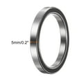 thumbnail image 3 of 6707-2RS Deep Groove Ball Bearing,35 x 44 x 5mm Z2 Double Rubber Sealed Chrome Steel Bearings,Black,10 Pack, 3 of 5