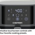 thumbnail image 4 of Air Fryer 6-in-1, XL 14-Quart Multifunctional Airfryer with Touchscreen Controls, Rotisserie, Food Dehydrator, Convection Oven, Bake, Broil, and Reheat Functions, Windowed Door – Black, 4 of 8