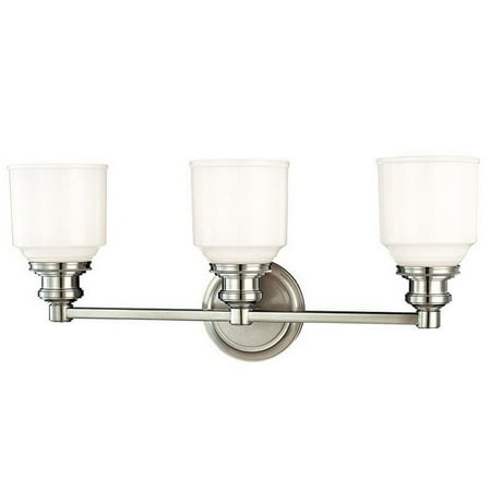 

Three Light Bath Bracket 22.5 inches Wide By 9.75 inches High-Satin Nickel Finish Bailey Street Home 116-Bel-692926