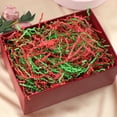 thumbnail image 4 of Relleno de papel arrugado Uptotop, 225 g, rojo y verde, 4 of 7