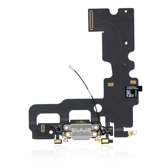 Replacement Charging Port Flex Cable Compatible For iPhone 7 (Premium) (Silver)