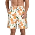 thumbnail image 1 of Fotbe Peaches Trajes de Baño Estampados para Hombre, Shorts de Verano de Secado Rápido, Ropa de Playa, Bañadores-Small, 1 of 6