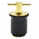 thumbnail image 4 of 2 Piezas Tapón de Drenaje con Mango en T Tapones de Drenaje para Barcos Marinos de Giro Tapones de Goma con Mango de Latón Accesorios Marinos para Barcos Tapón con Mango en T Chapado en Lató, 4 of 5