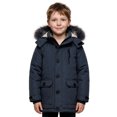 thumbnail image 5 of Wantdo Boy's Puffer Jacket Waterproof Winter Coat Quilted Winter Outerwear Jacket Gray 18-20, 5 of 9