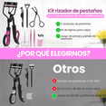 thumbnail image 3 of Kit Rizador Pestañas Enchinador Con Tira Pinzas Peine Set 8 Pzs, 3 of 8