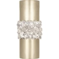 thumbnail image 1 of Sconce ARCTIC HALO 2-Light Champagne Tinted Gold Leaf Crystal Metal New  FA-1124, 1 of 3