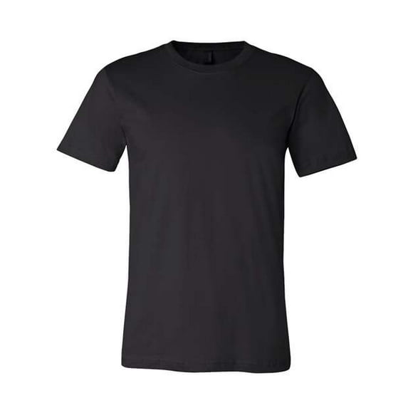 Camiseta de lona de manga corta Lienzo Greenwich para hombre Negra Grande 3001