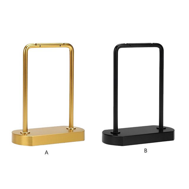 stanreset Display Rack Necklace Holder Fine Workmanship Compact Size Exquisite Smooth Surface Pendant Stand Attractive Jewelry Supplies Gold