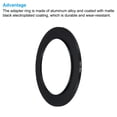 thumbnail image 4 of Uxcell 72mm-95mm Step Up Ring with Cleaning Cloth, 2 Pack Camera Lens Filter Adapter Ring, Black, 4 of 6