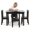 thumbnail image 2 of Tot Tutors Kids` Table and 4-Chair Set, Espresso, 2 of 4