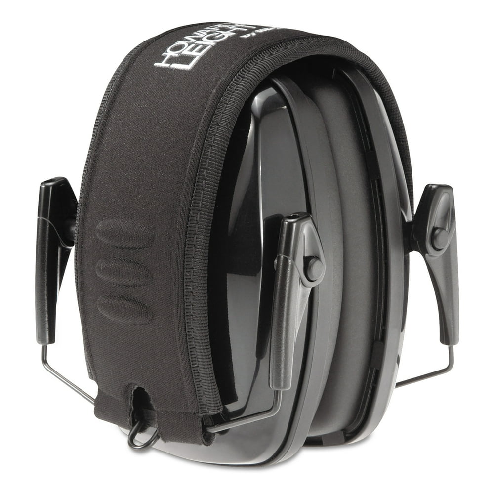 Howard Leight by Honeywell Leightning L3 NoiseBlocking Folding Earmuffs, 23NRR, Black/Gray