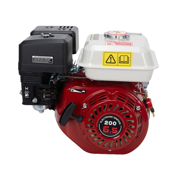Multi-use 6.5HP 4-Stroke Air Cooled Single Cylinder Gas Engine for Honda GX160, Red