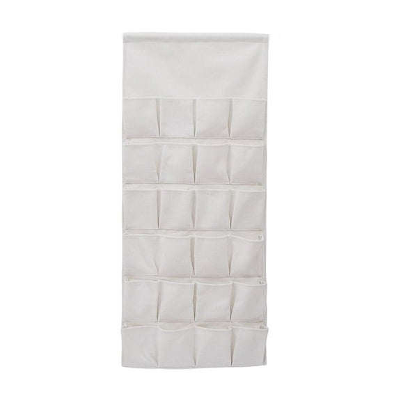 yotijay 24 Days Pockets Portable Organizer Hanging Storage Bag for Office Party