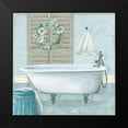 thumbnail image 2 of Robinson, Carol 15x15 Black Modern Framed Museum Art Print Titled - Teal Bath II, 2 of 5