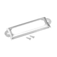 thumbnail image 4 of Metal Label Holders, 60x17mm 60Pack File Name Card Tag Label Frame, Silver Tone, 4 of 6