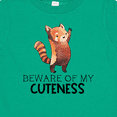 thumbnail image 4 of Inktastic Beware of My Cuteness Cute Red Panda Boys or Girls Baby T-Shirt, 4 of 5