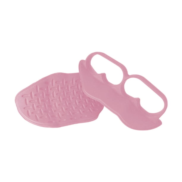 1 par de agarres para levantamiento de pesas, agarres de gimnasio, protectores de manos antideslizantes para hombres. Rosa