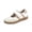White, variant on Willtoo Women Lace Trim Mary Jane Sneakers Adjustable Hook and Loop Strap Casual Trainer Shoes Soft Sole Retro Flat Walking Shoes