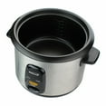 thumbnail image 5 of Brentwood 8-Cups Uncooked 16-Cups Cooked Rice Cooker Stainless Steel - Silver, Black, 5 of 5