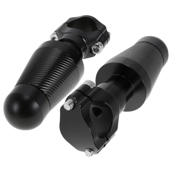 Unique Bargains 1.1"-1.3" Motorcycle Slider Frame Aluminum Alloy Wheel Fairing Protection Crash Pad Protector Guard 2.39" 6.73" 2 Pcs screw Black 2 Set