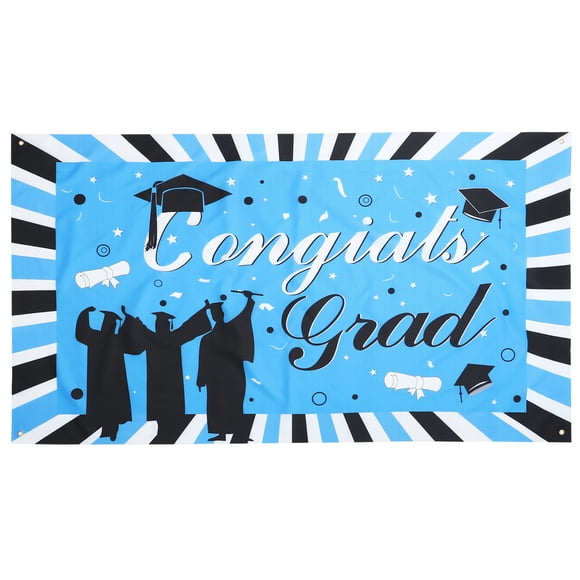 Toile de Fond de Fête de Fin d'Études Toile de Fond de Fête de Remise des Diplômes Bannière de Célébration de Fin d'Études Accessoire