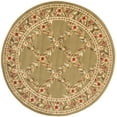thumbnail image 2 of SAFAVIEH Lyndhurst Marshall Floral Border Area Rug, Green, 5'3" x 5'3" Round, 2 of 8