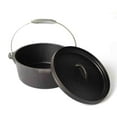 thumbnail image 3 of BBQ Dragon Heavy Duty Stainless Steel Handle Cast Iron Dutch Oven, 3 of 10