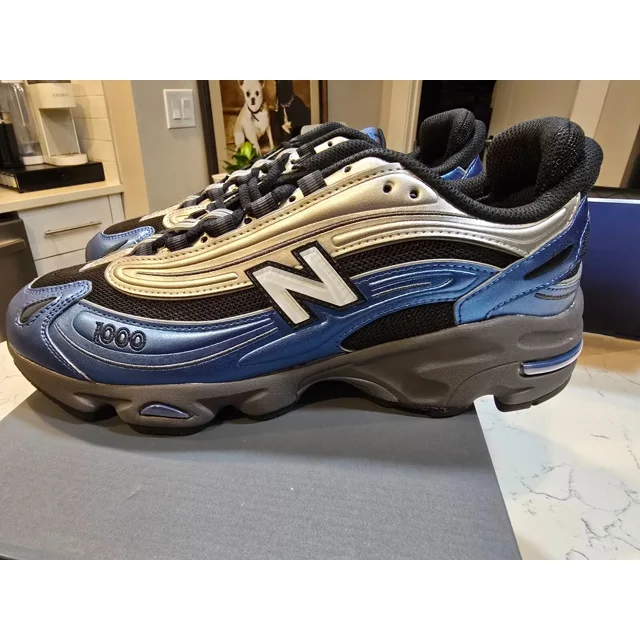 New Balance 1000 NB Metallic Blue Men SZ 10 Lifestyle Shoes Sneakers M1000ENV-D