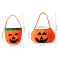 thumbnail image 2 of Bolsos de Calabaza de Halloween ANGGREK Diseño Único Naranja Verde Tamaño Perfecto Material Duradero, 2 of 7