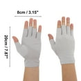 thumbnail image 4 of Unique Bargains 1 Pair Anti-slip Polka Dot Manicure Gloves Gray, 4 of 6