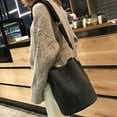 thumbnail image 3 of GHOONEY Women PU Leather Bucket Tote Crossbody Bag Shoulder Bag with Long Short Strap, 3 of 19