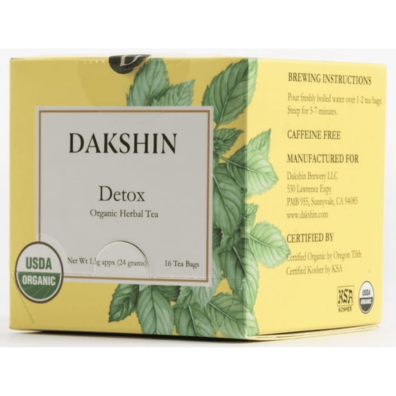 Organic Detox Herbal Tea - Cleanse & Renew by Dakshin