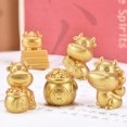 thumbnail image 4 of 10pcs Random Cartoon Bull Adornment New Year Decorative Bull Micro Landscape, 4 of 7