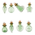 thumbnail image 7 of WRISTBIQUE Glass Bottles With Cork Wish Bottle Green 10Set For Craft Enthusiasts, 7 of 7