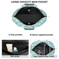 thumbnail image 2 of Daisy Women's Large Weekend Travel Bag Moving Canvas Handbag Thick Double Layer Beach Weekend Travel Unisex Hospital Maternity Delivery with Toiletry Waterproof, 2 of 5
