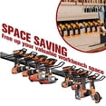 thumbnail image 7 of Wall Mounted Drill Holder, Power Tool Organizer, Utility Storage Rack for Garage, Workshop, Shed, Suitable for Cordless Tools, 7 of 7