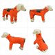 thumbnail image 3 of Mono disfraz de pierna para perros, abrigos impermeables para perros con cremallera y hebilla de nailon, para perros grandes, pequeños y medianos Rojo Verde, 3 of 5