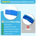 thumbnail image 2 of Blueek 4 PCS Pool Hose Set - 1.25 Inch Diameter 39-Inch LongReplacement Hoses for Above Ground Pumps - Durable Leak-Proof Pool Filter Accessories,Blue, 2 of 9