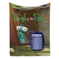 thumbnail image 2 of Lloyd de las Moscas anti-pilling, suave, ligera, esponjosa y acogedora de lujo para hogar y cocina – Perfecta para niños y adultos,110X70cm, 2 of 6