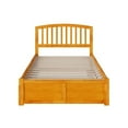 thumbnail image 4 of Atlantic Furniture Lit de Panneau de Plate-Forme Complète Richmond avec Gigogne en Caramel, 4 of 8